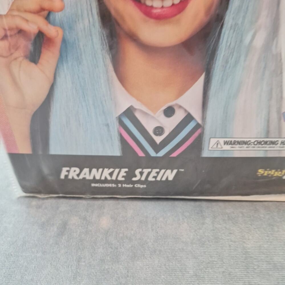 Monster High Frankie Stein Cosplay Child Wig Spirit Halloween Costume Sealed New - Picture 2 of 8